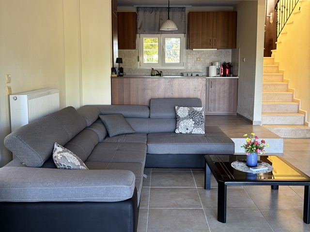Living room at Villa Beauty