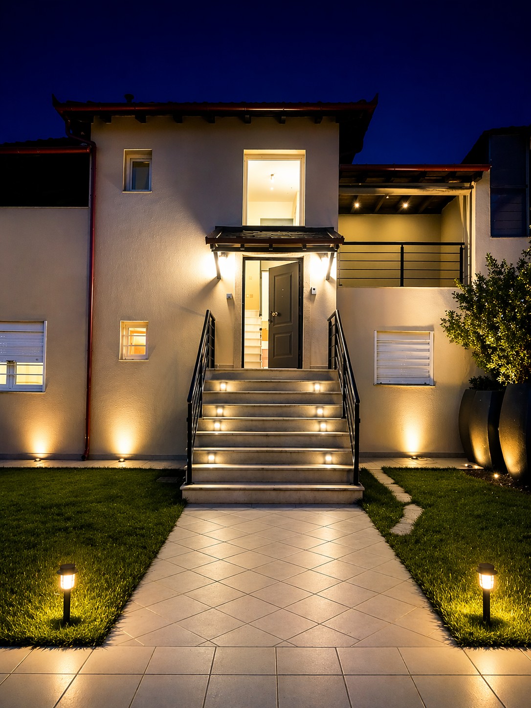 Villa Beauty at night